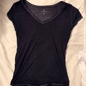 Athleta Women's Charcoal Short Sleeve Tee